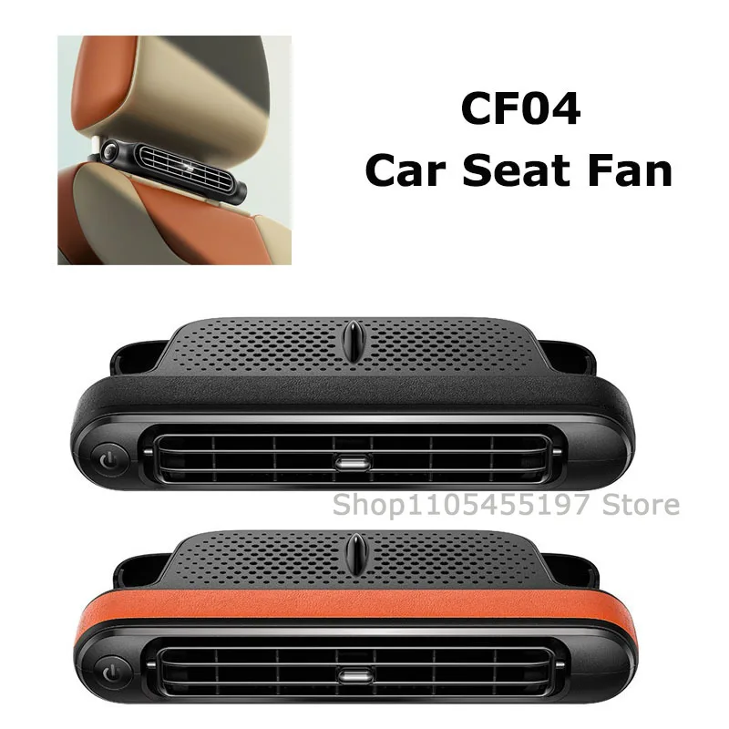 3 Speed ​​Adjustable Advanced Air Circulation Fan Car Seat Headrest Fan USB Powered Car Rear Seat Fan for Front and Rear Seats