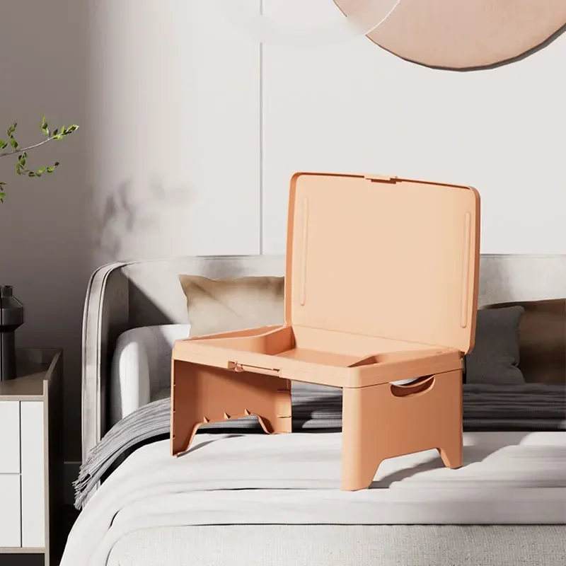 Computer Desk New Foldable Bed Small Table Dormitory Student Upper Lower Study Bede Stool Notebook Stand Portable Practical