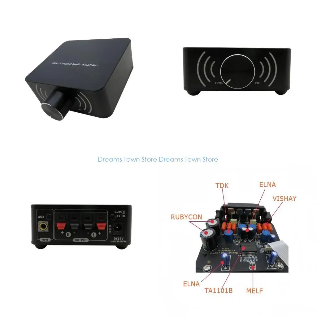

HX6A TA1101B Class-T 2x10W Digital Power усилитель звук цифровой усилитель питания