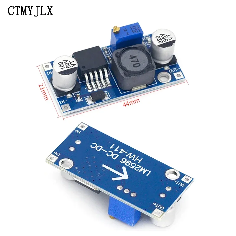 5PCS 3A Voltage Regulator Lm2596 LM2596S DC-DC 3-40V Adjustable Step-down Power Supply Module 24V 12V 5V 3V Buck Converter