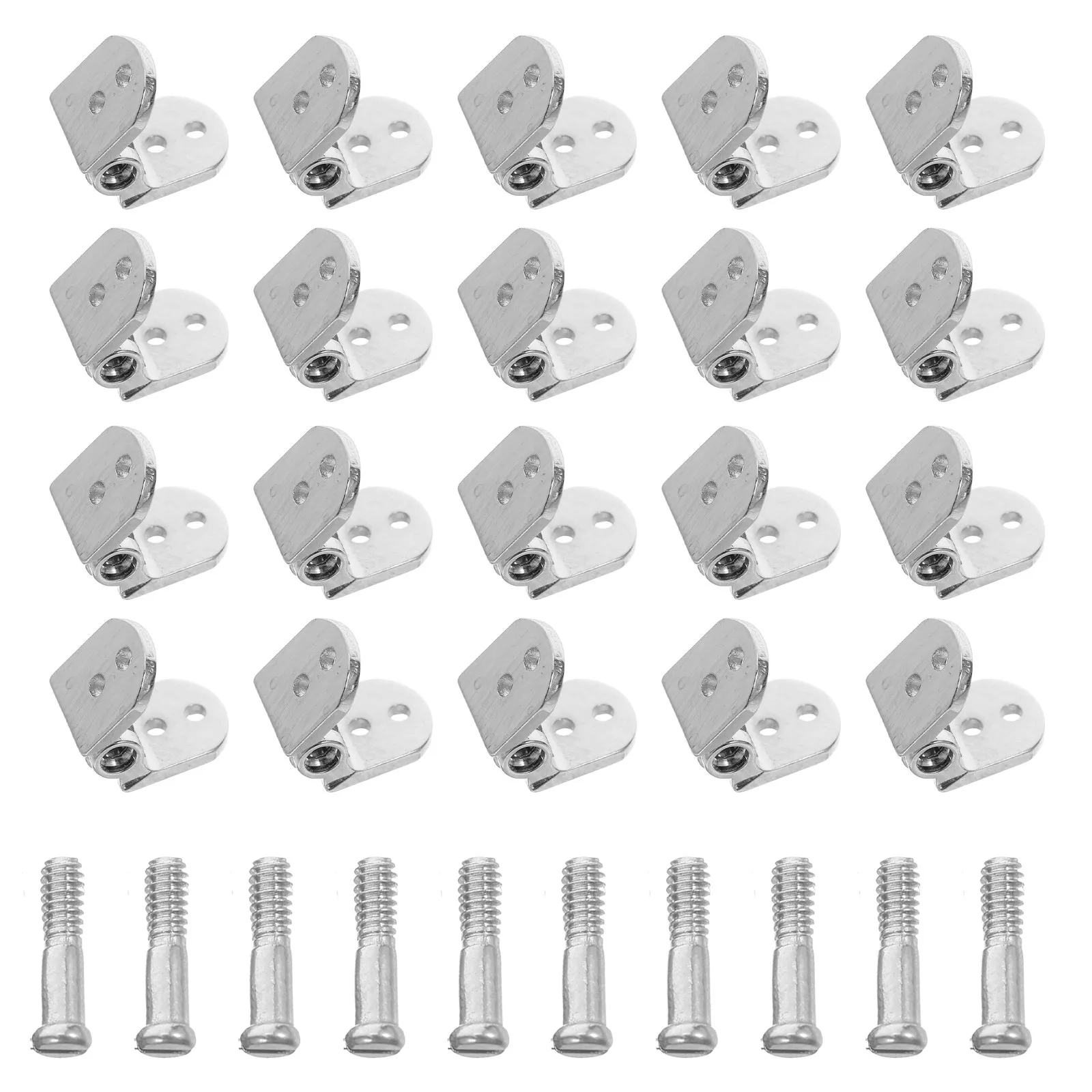 10Sets Eye Glasses Hinge Set Precision Fit Eyeglass Frame Hinge Replacement Parts Portable Glasses Repair Kit for Daily Use on