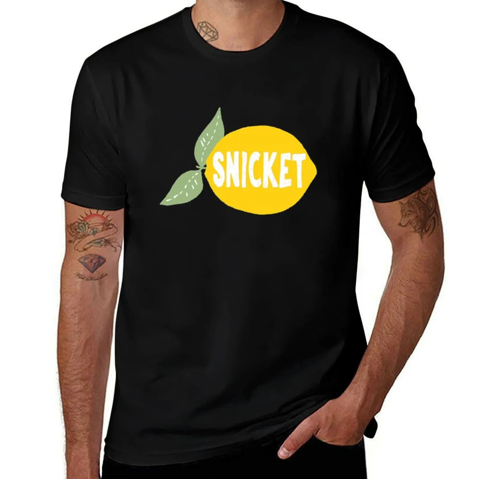 Lemony Snicket T-Shirt anime stuff anime t shirts Anime t-shirt graphic tee shirt mens t shirt