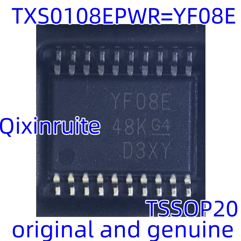 

Qixinruite Совершенно новый оригинальный чип TXS0108EPWR=YF08E TSSOP-20, 8-битный двунаправленный преобразователь/переключатель уровней напряжения.