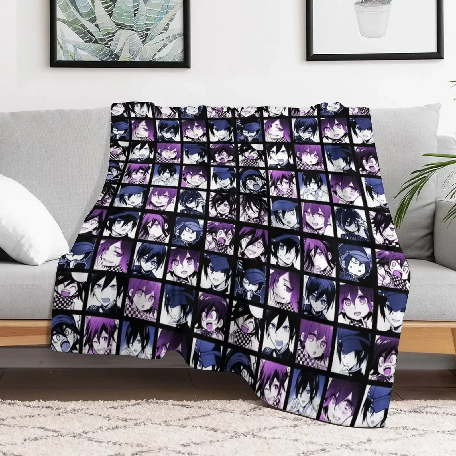 Shuichi and Kokichi Manga Collection (Colored) Throw Blanket Blankets For Sofas warm for winter Soft Plaid Blankets