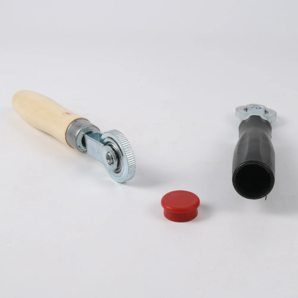 

2Pcs Universal Tire Repair Roller with Smooth Bearing Core - Heavy Duty Compaction Tool for Auto Bike Tube Patching High Wear