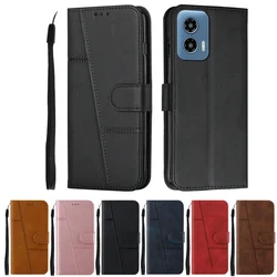 For Moto G Play 2024 Case Flip Wallet Book Cover for Coque Motorola Moto G Play 2024 Phone Case GPlay2024 Leather Protect Fundas