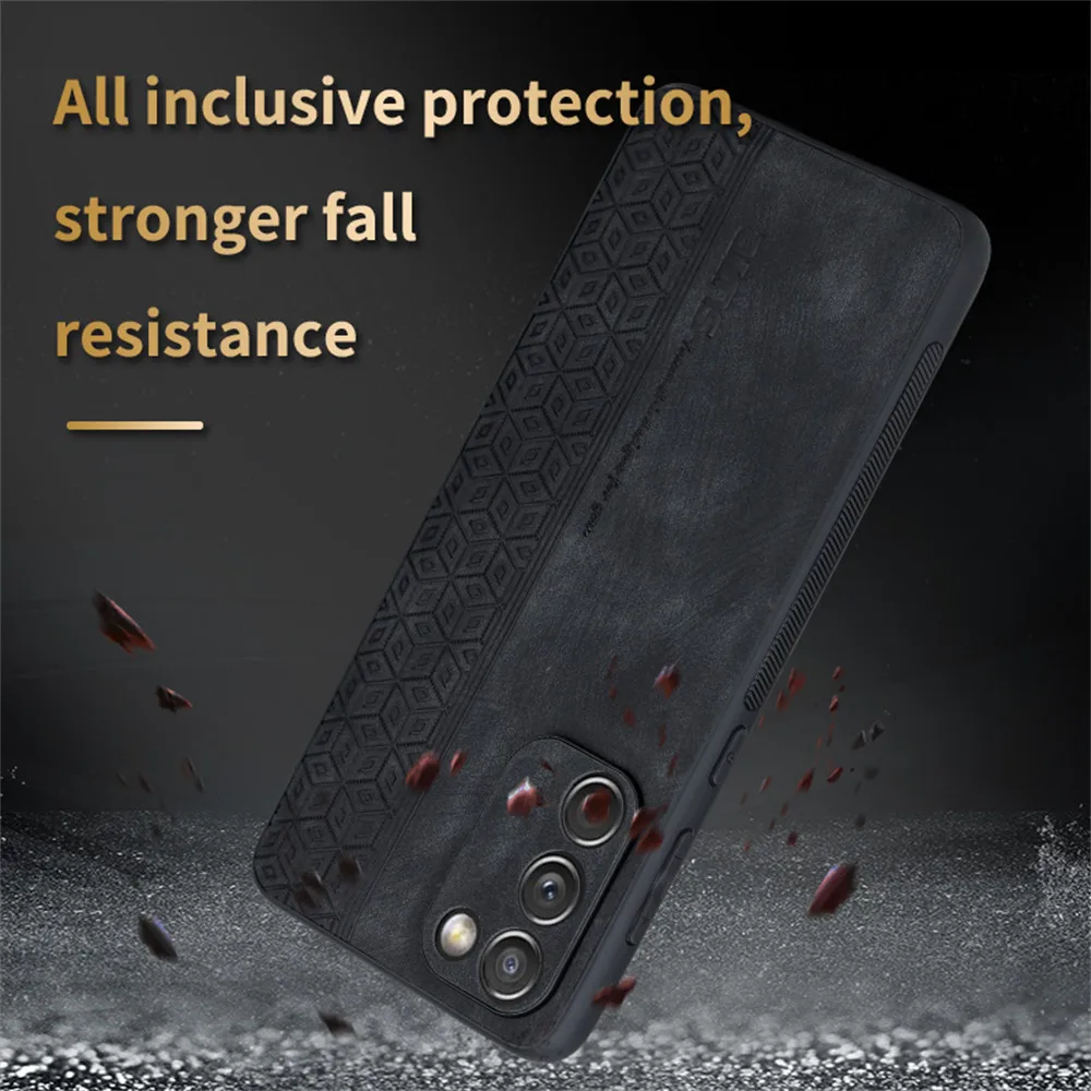 For Samsung Galaxy S20 FE Чехол для back cover Skin Feel Shockproof Leather Case Soft Funda For Galaxy S21 S22 S23 Plus Ultra