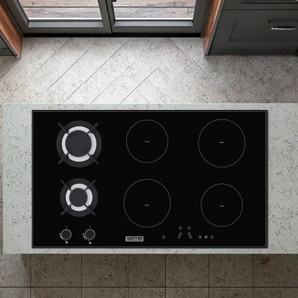 Cooking utensils Countertops Built-in 6 burners Mixed stove Stove Rack 2 Gas 4 Electric Infrared Induction Ceramics OEM 220