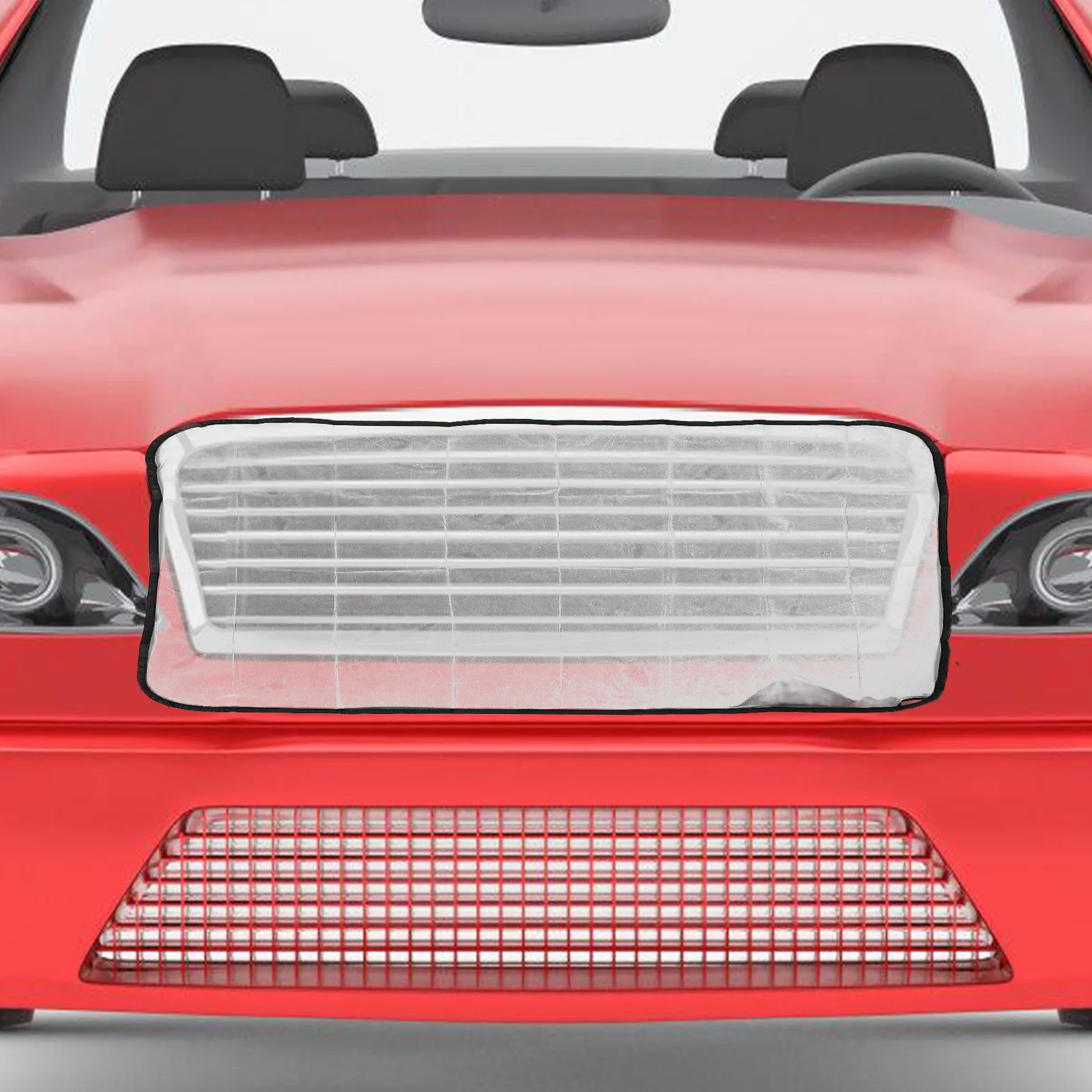 

Car Dustproof Net High Elasticity Mesh Front Radiator Protection Water Tank Trunk ganizer Hood Deflector Screen Cargo Net Small