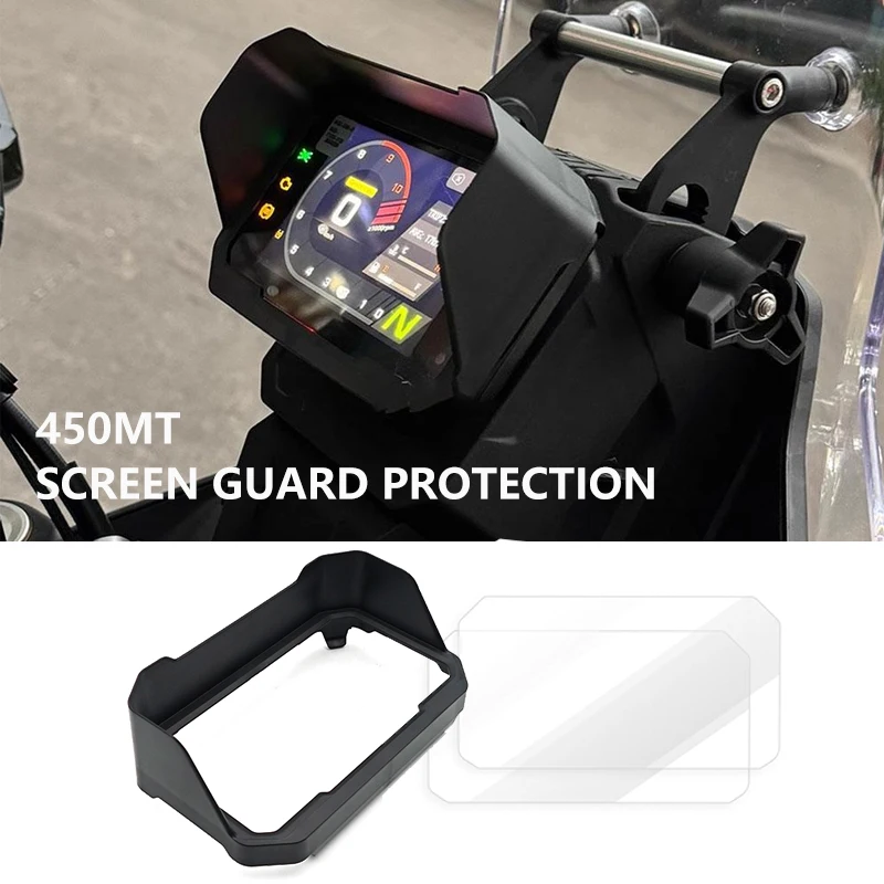 For CFMOTO 675SR 450NK 450SR 500SR 450MT 2024 2025 2026 Motorcycle Sun Visor Cover Instrument Screen Sunshade Guard Protection