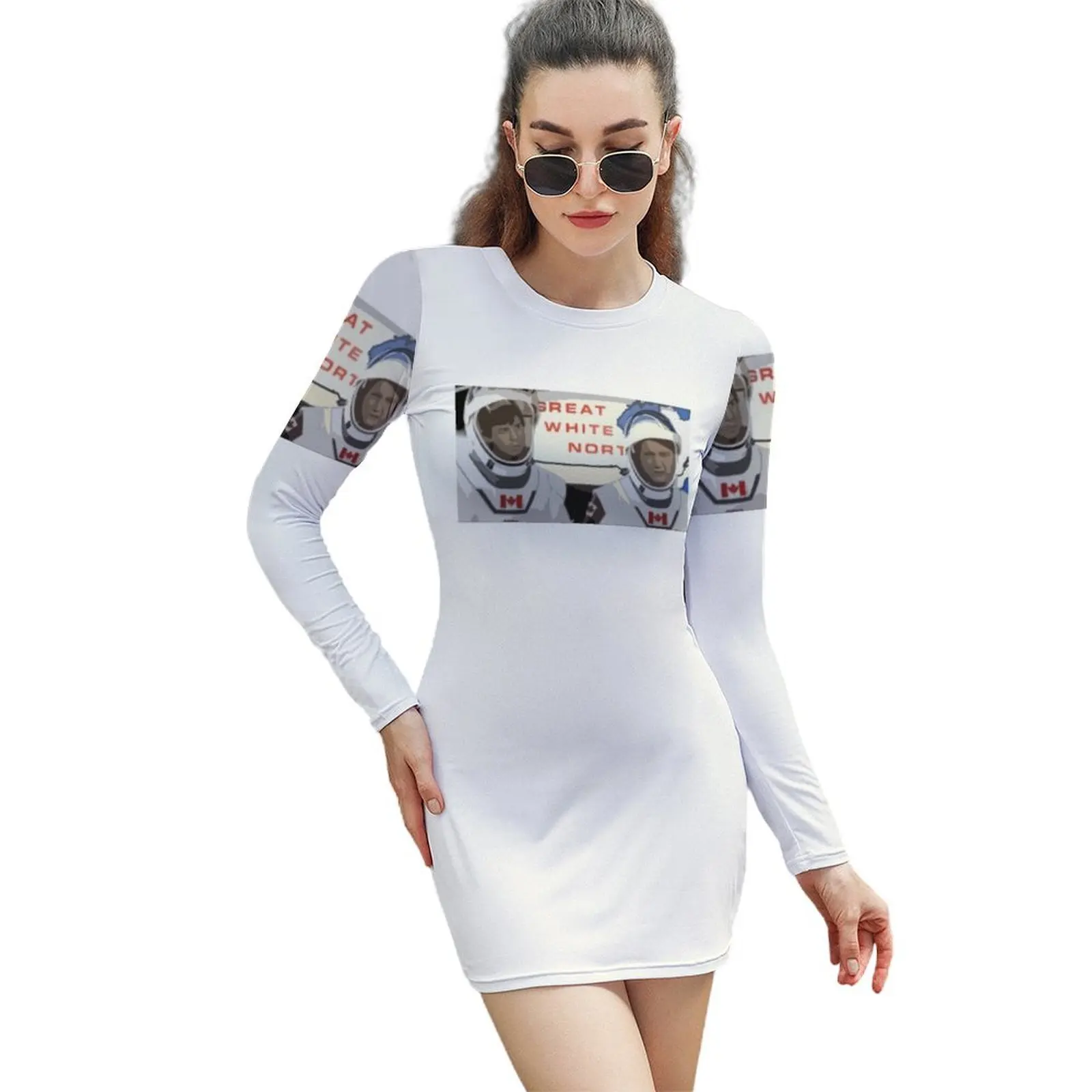 

Bob and Doug McKenzie are Famous Canadian Astronauts Long-Sleeved Sheath Dress prom dress 2024 summer dress womens 2024