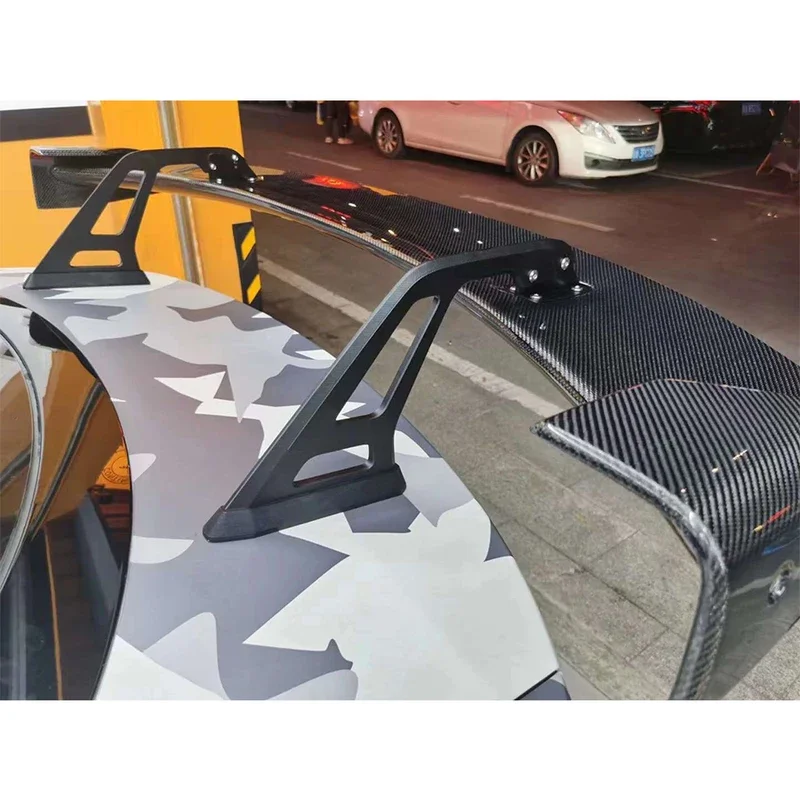 

Для Toyota Supra A90 A91 MK5 2019+ карбоновые задние спойлеры-плавники, направляющие крылья, заднее антикрыло, комплект для тюнинга кузова, автозапчасти
