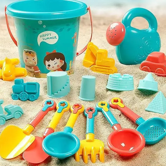 Beach Toys – Coastal Toy Sets, Cartoon Figures, Outdoor Digging Tools, Summer Activity Learning Toy Collection