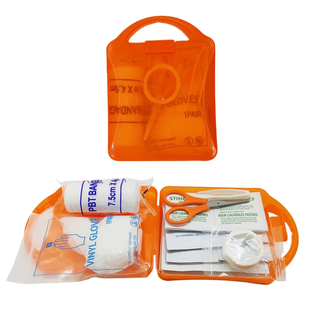 Portable Pet Emergency Kit Lightweight Dog First Aid Box Pets Care Travel Accessories for Wounds Cuts or Minor Injuries