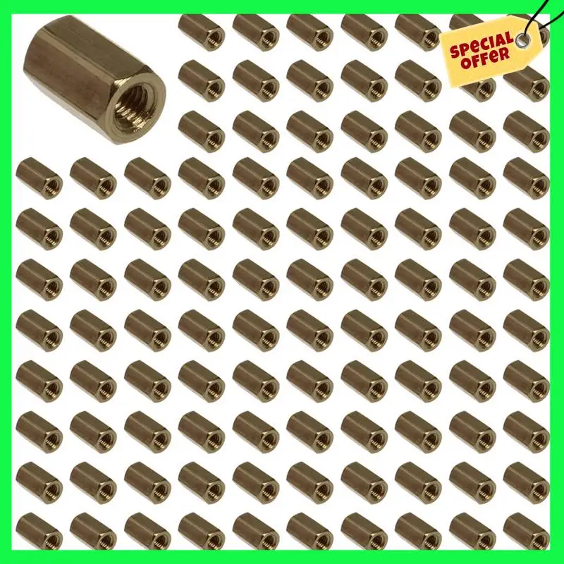 

LBER 1000 Pcs Metal Hex M3 Female Screw PCB Standoff Spacers 8Mm Body