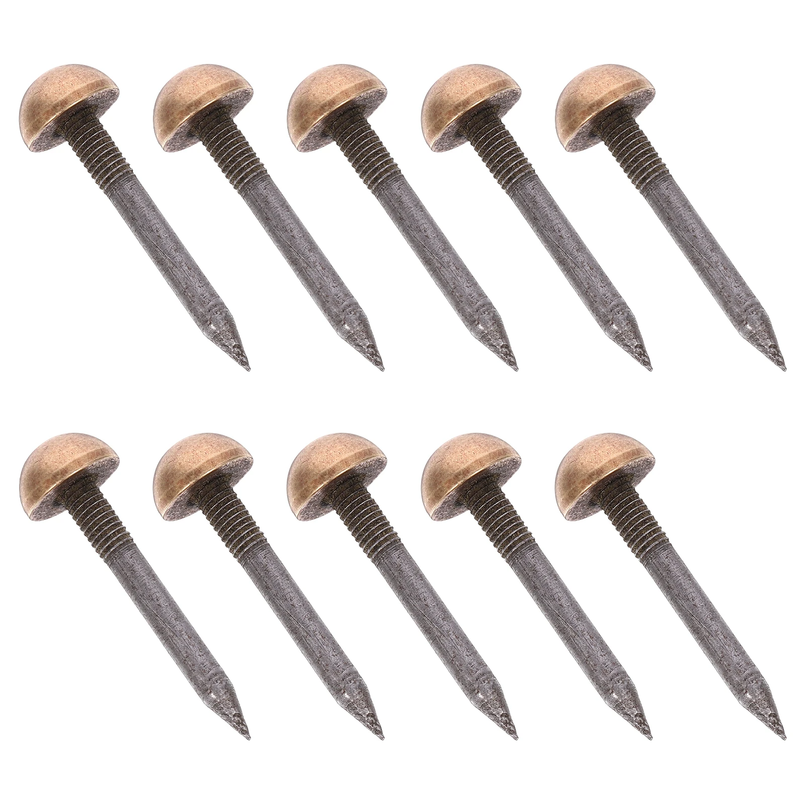 

10 Pcs Bronze Decorative Nails 0 8CM Upholstery Tacks Furniture DIY Metal Brass Sofa Hardware Accessories