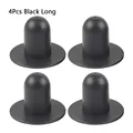 4Pcs Black Long