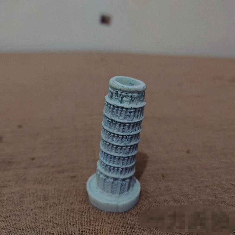 Roman Ancient Architecture Leaning Tower of Pisa Small Ornaments World Landmark Architectural Model Miniature Decoration