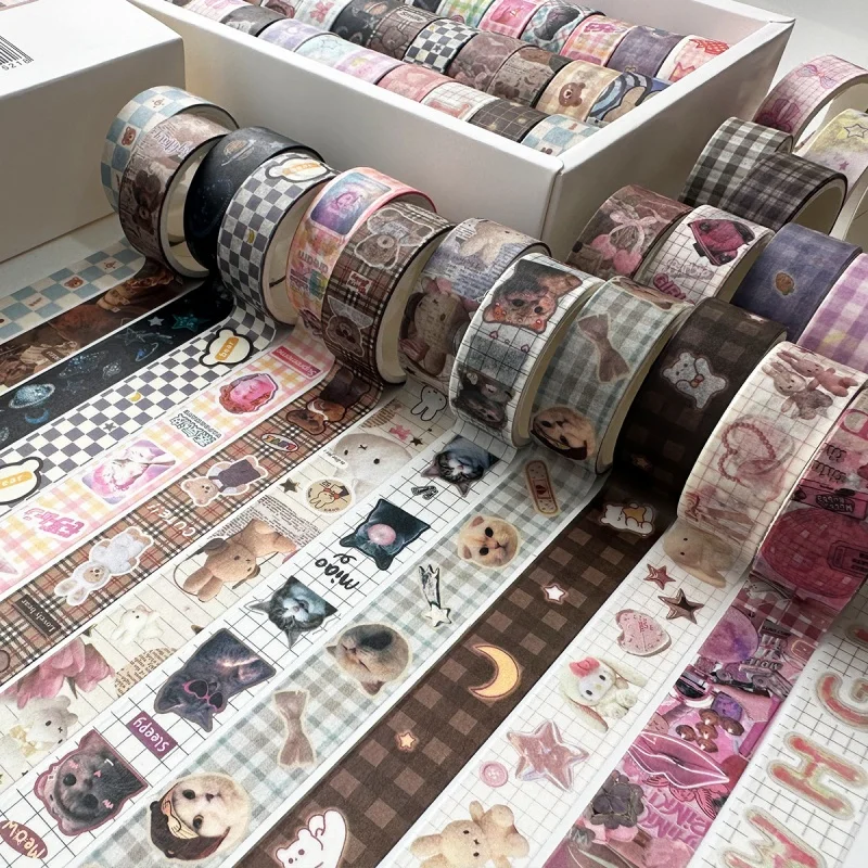 36 Rolls Of Vintage Washi Tape DIY Background Decoration Materials Student Stationery Supplies School Gifts