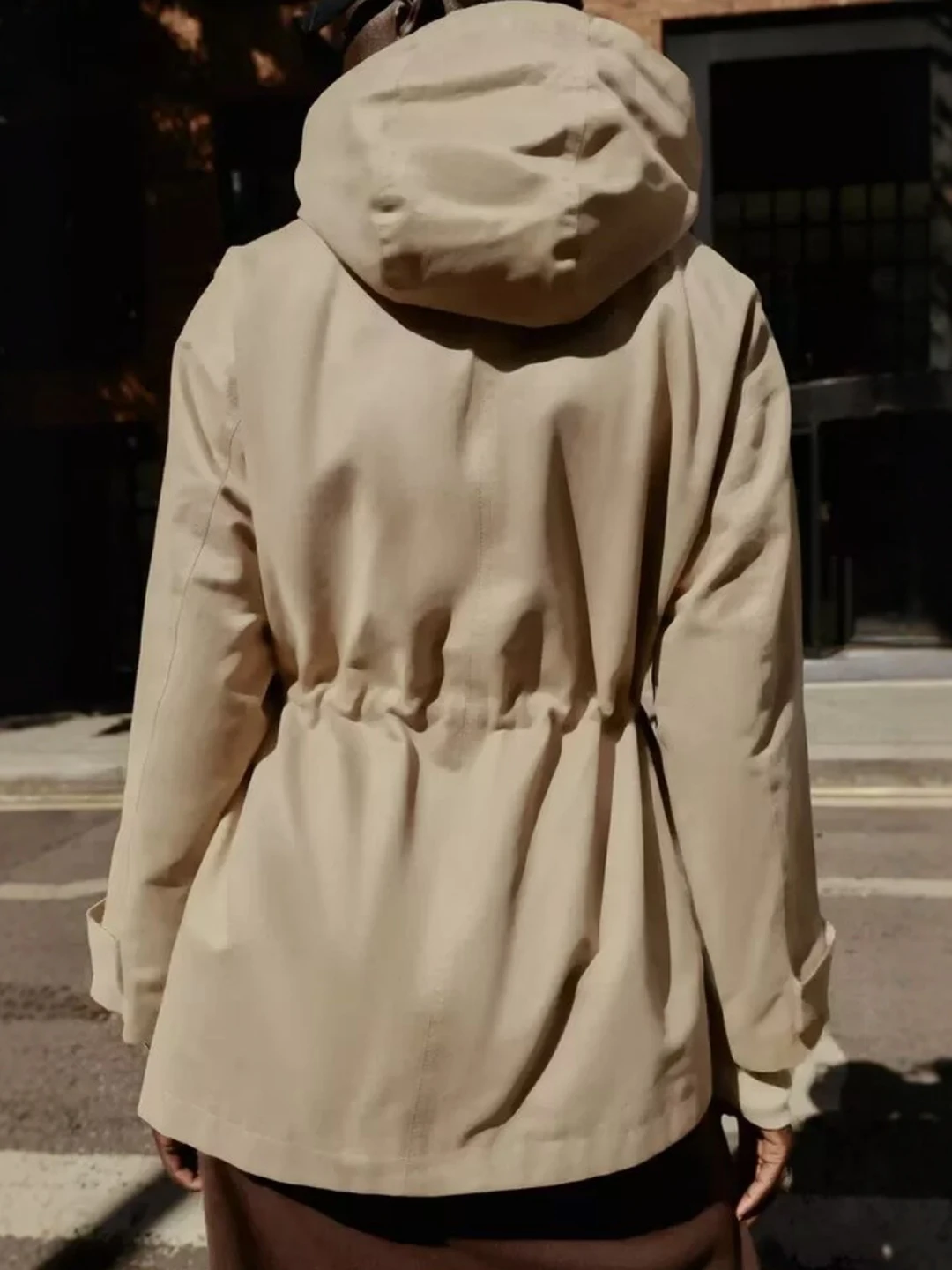 Ropa de trabajo americana informal para mujer, abrigo Sle con múltiples kets y patrón de cabina de registro, Sle largo de viaje, Sve, longitud media