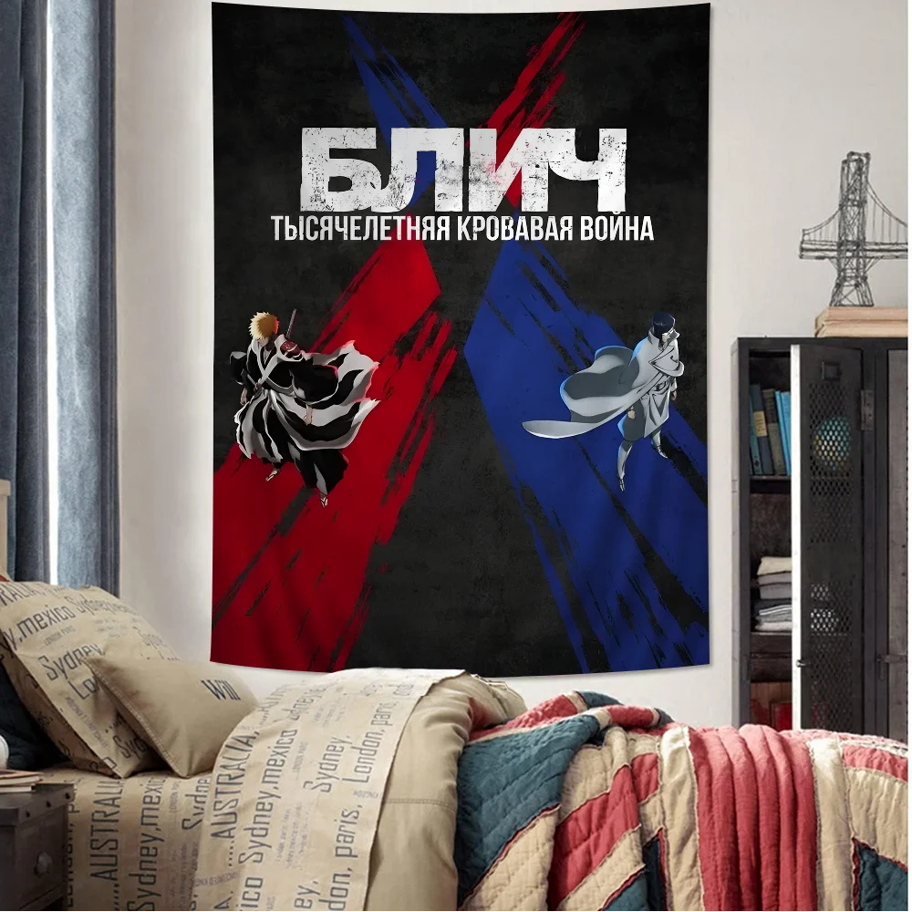 B-Bleach Thousand-Year Blood War DIY Wall Tapestry For Living Room Home Dorm Decor Wall Art Decor