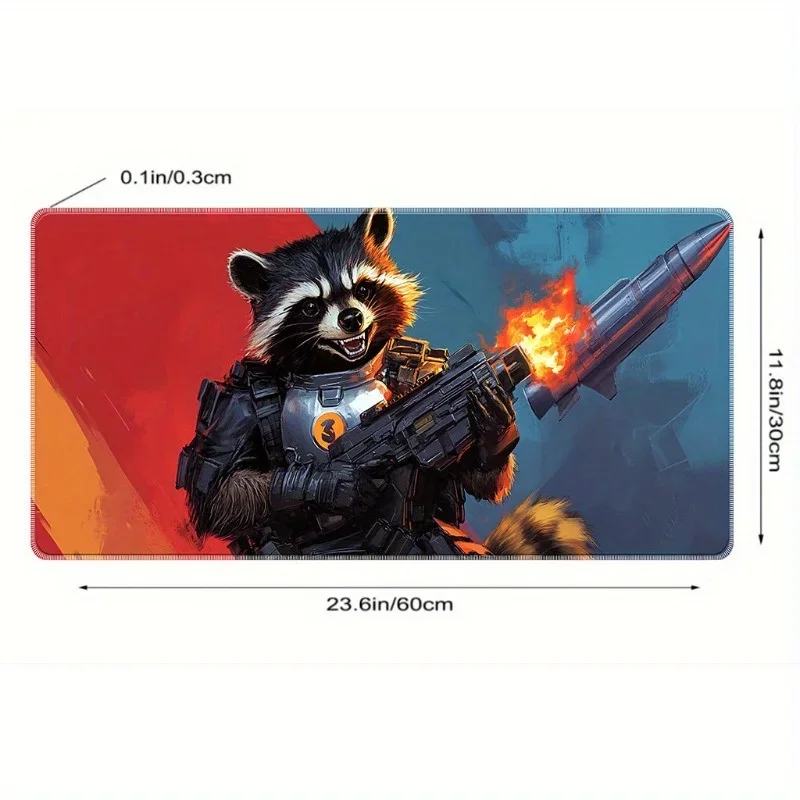 Within Reach! This Universe Mouse Pad Featuring Rocket Raccoon Is Perfect for Gamers And Makes a Great Gift for Search And Rescu