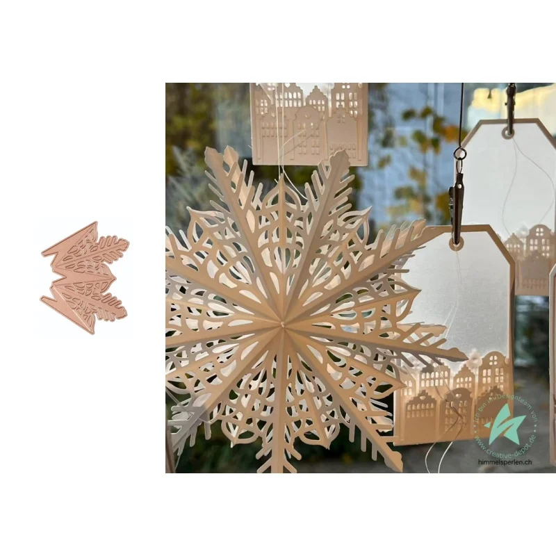 Neue Ankunft Presell Schneeflocke Stanzformen und Stempel für DIY Scrapbooking/Fotoalbum, dekorative Prägung, DIY-Papierkarten