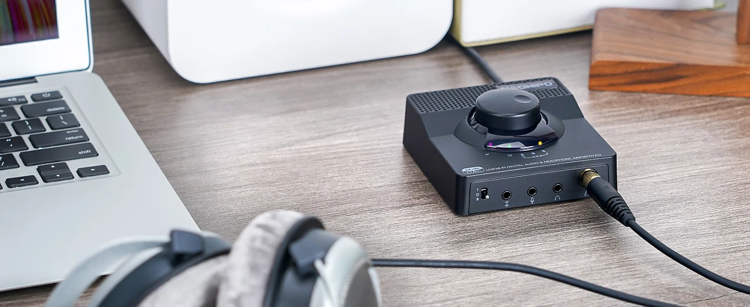 NEOHIPO H1 USB Gaming DAC Kopfhörer AMP Für PS5/PC/MAC Tragbare Kopfhörer Verstärker Unterstützung 3,5 MM/6,35 MM/Mic/EQ – Detail 9