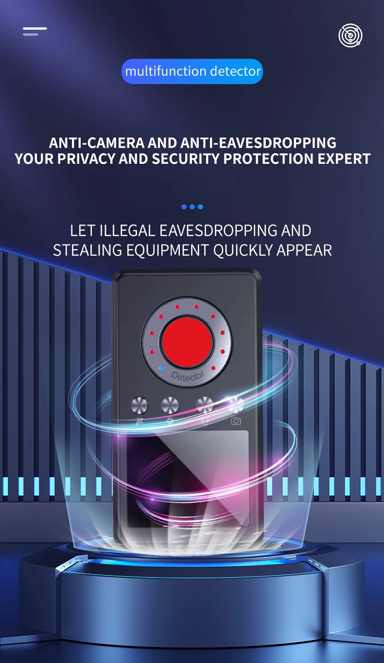 NEW Anti Spy Tracker Hidden Camera Detector Wireless RF Signal Bug Finder Infrared GPS Search Gadget Automation Alarm