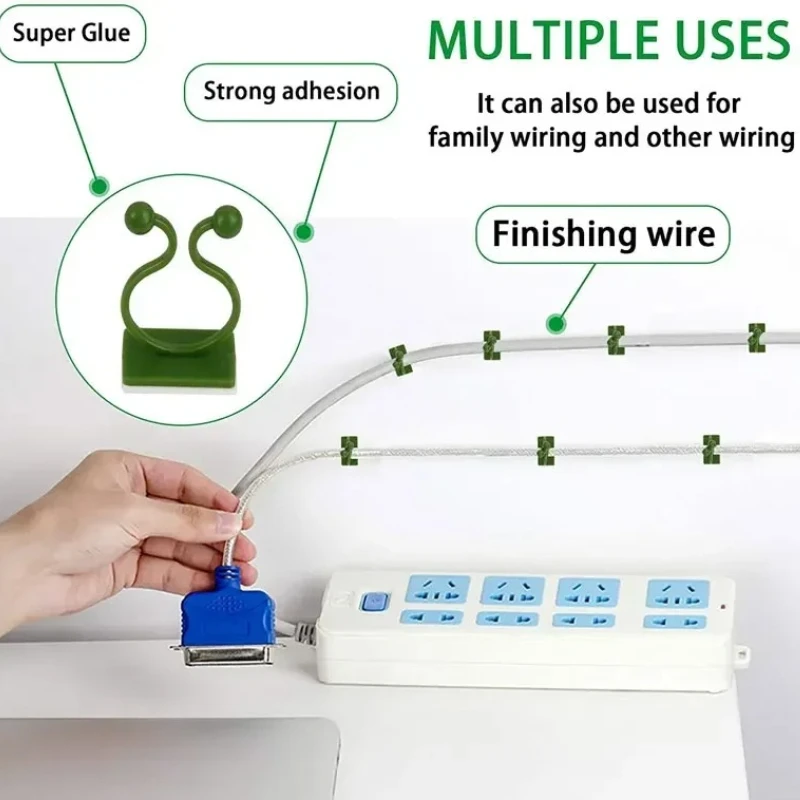 5/10/20/50 قطعة اكسسوارات الحديقة حديقة النباتات الأواني والمزارعون تسلق الجدار الديكورات في الهواء الطلق مصباح دعم للنباتات كليب الكرمة #5