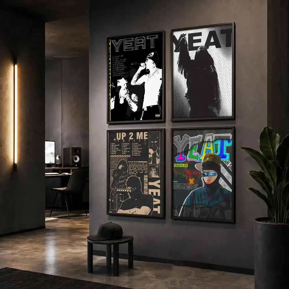 Y-Yeat Cloud Rap Trap Poster HD Home Wall Stickers House Hallway Living Room Bedroom Bar Office Decor Art Prints
