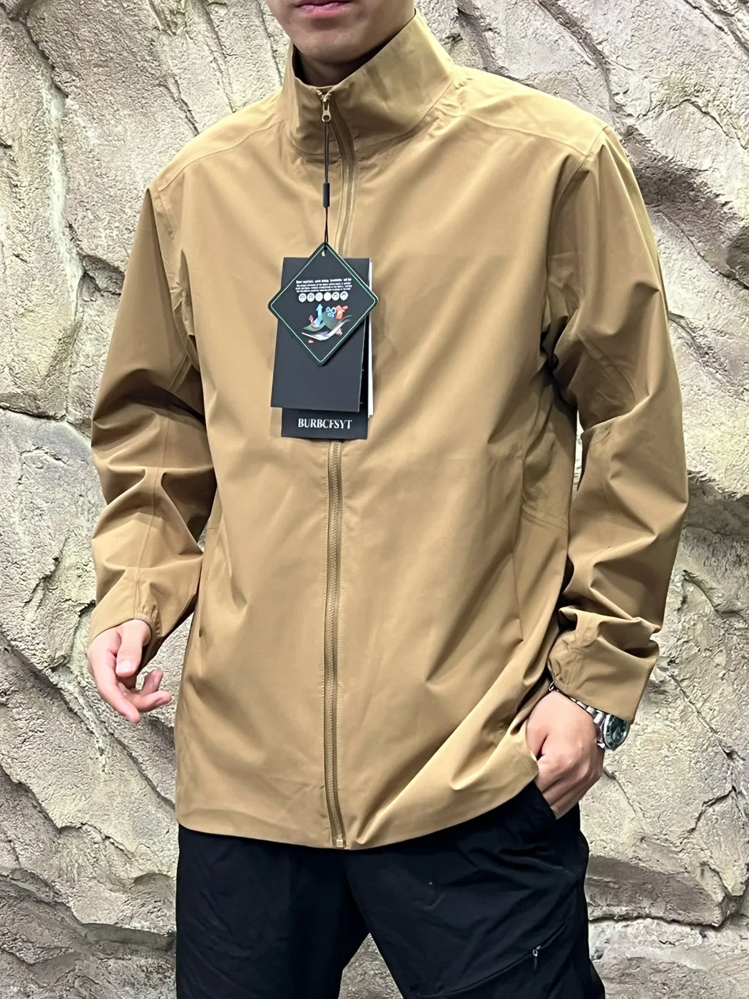 Dingli Main Promotion! Full-Body Taped Seams! Waterproof Windproof! Spring Autumn Men's Outdoor Soft  Jacket Coat