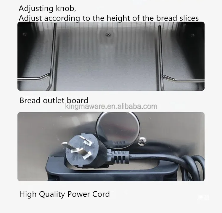 قطاعة الخبز الكهربائية التجارية بعرض 400 مم للبيع - آلة قطع المطبخ