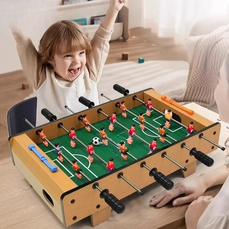 Children's Logic Puzzle Boy Wooden Table Football Double Play Table Game Parent-Child Interaction