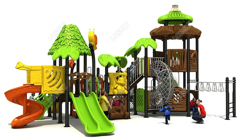 Hot selling outdoor playground kids slide amusement park equipment