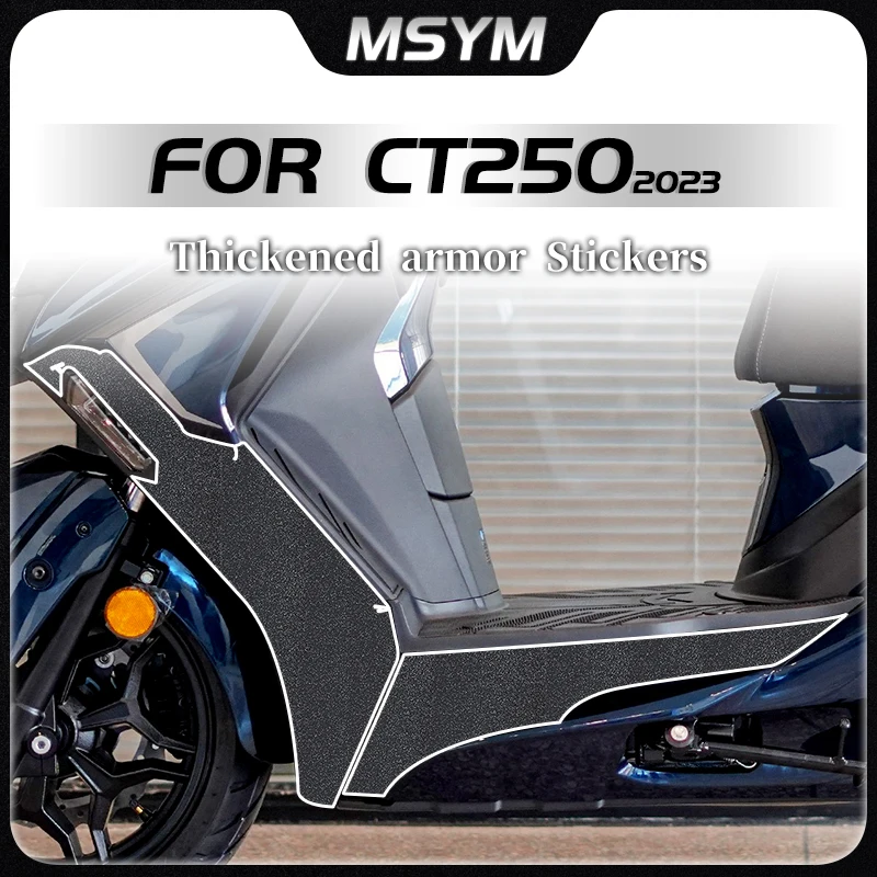 

Для KYMCO XCITING CT250 Xciting ct300 2023 2024, утолщенная броня, защитная наклейка, водонепроницаемая автомобильная наклейка, аксессуары