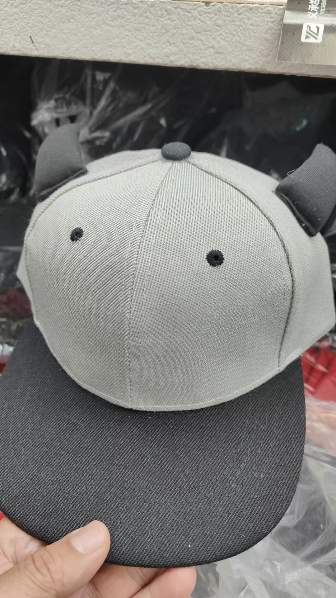 Neue Unisex Hörner Snapback Hip-Hop Hüte Frühling und Herbst Outdoor Einstellbare Casual Baseball Caps Sonnenschutz Hut – Detail 14