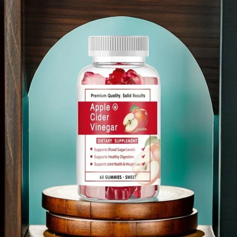 Apple cider vinegar gummies protect skin health promote intestinal digestion absorption plasticity and metabolism