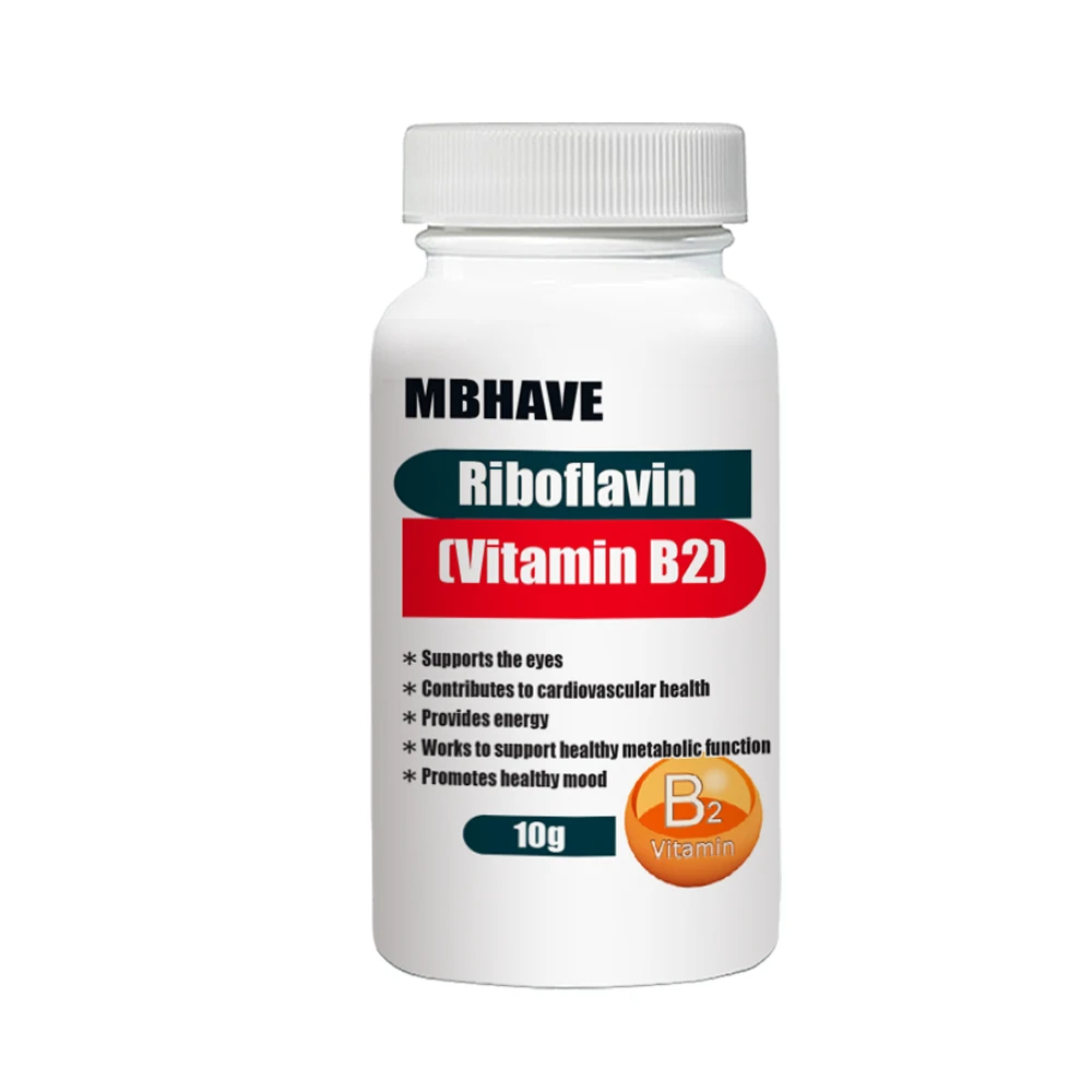 

Free Shipping Riboflavin (Vitamin B2) 10g