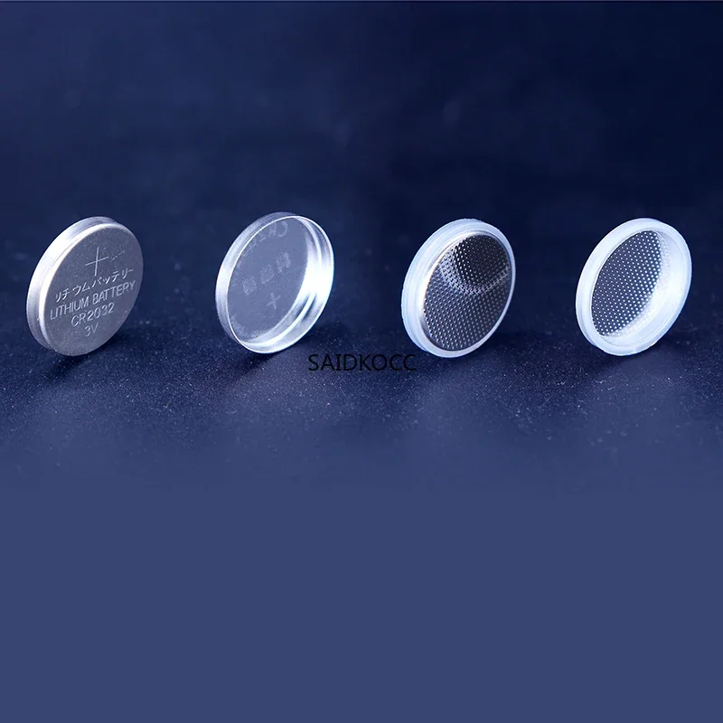 SAIDKOCC 304/316 Stainless Steel Coin Cell Case With Conical Spring 1.1MM and Spacer 0.5MM/1.0MMM For CR/LIR 2032/2025/CR2016