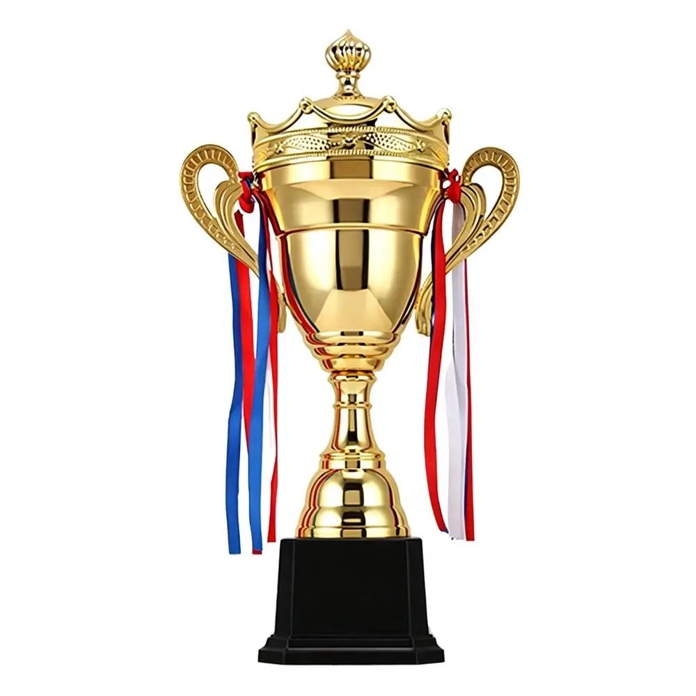 29/32/35/42/47/50CM Gold Trophy Metal Model Gold Color Award Trophy Small Prize Cup Small Size Winner Award Sports Games