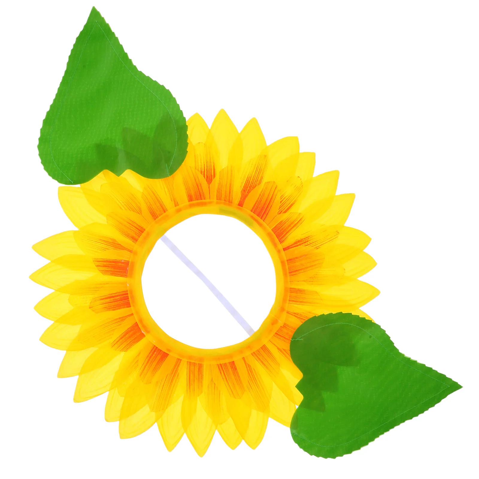 1세트 해바라기 머리장식 42cm 사실적인 꽃 의상 액세서리 어린이 소녀 할로윈 파티 댄스 공연 소품