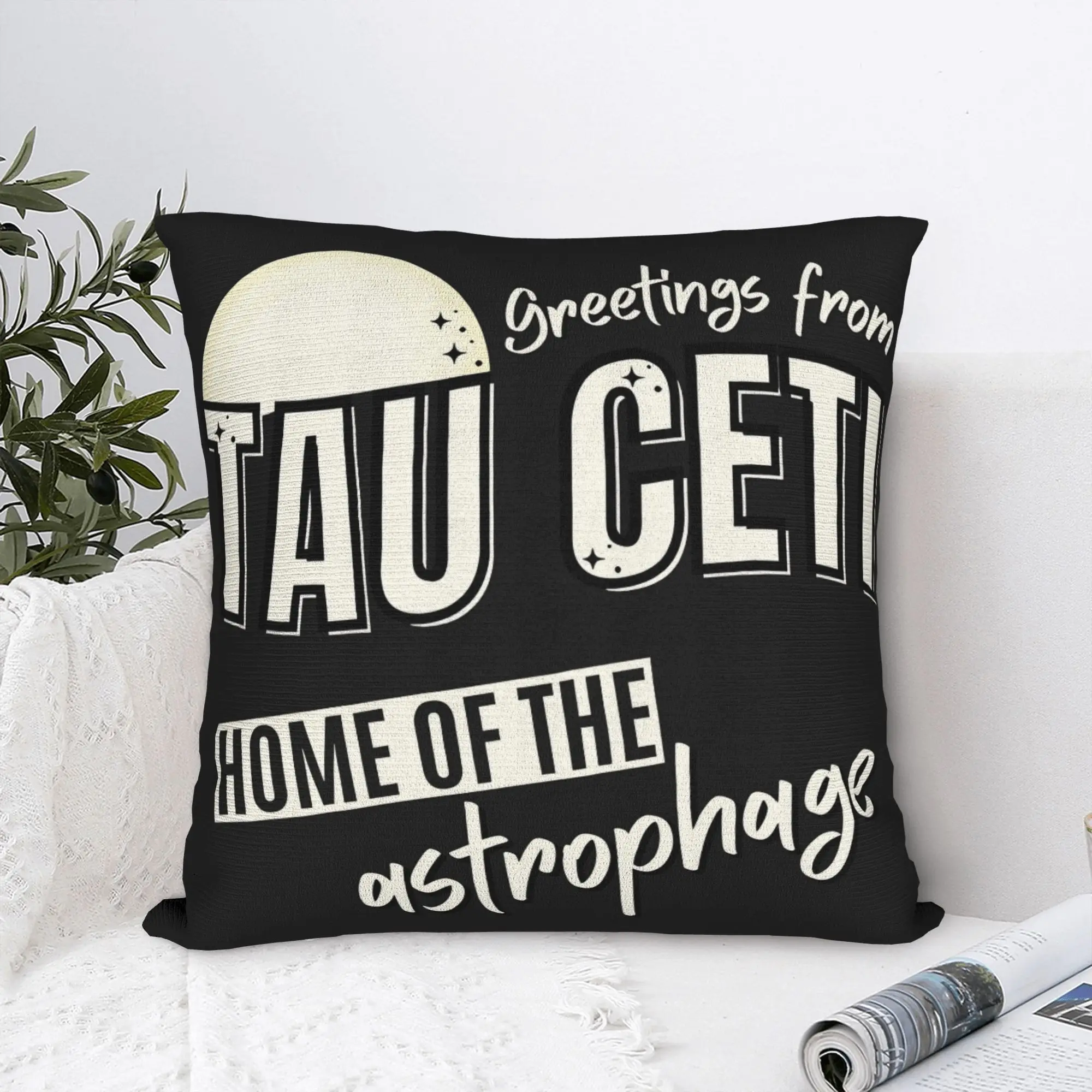 Funda de almohada Project Tau Ceti, funda de almohada suave para sala de estar, cama, silla, fundas de almohada vintage