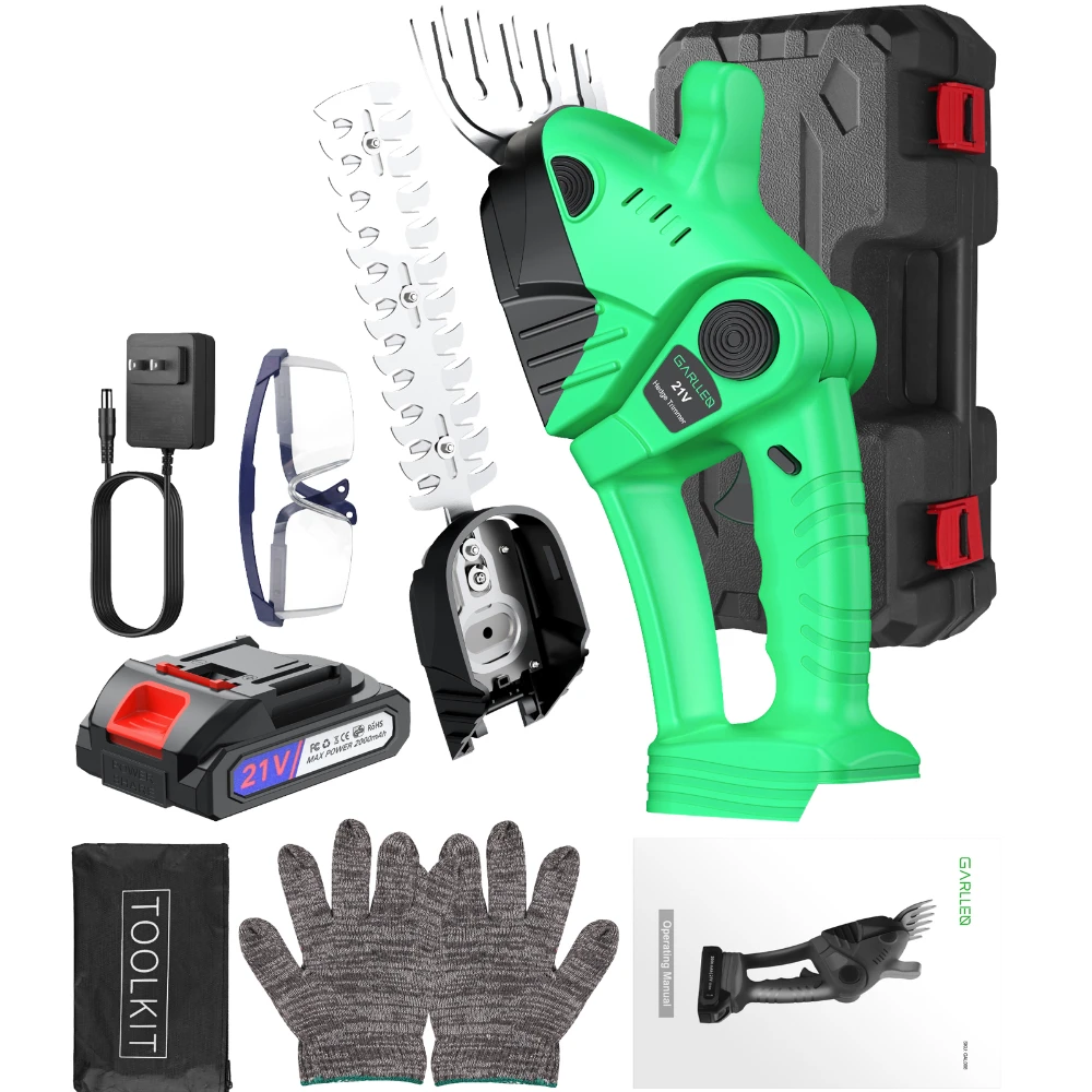 

2-in-1 Cordless Electric Grass ‌21V Power Shear & Hedge Trimmer Combo Tool‌