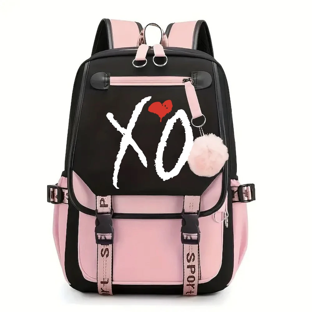 

The Weeknd XO Backpacks for Men Kawaii School Backpacks Teenager Laptop Bag Travel Pencil Case Bags for Women