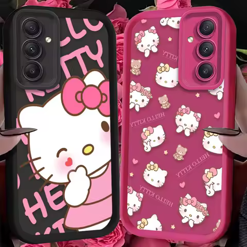 Hello Kitty Soft Phone Case For Samsung Galaxy A54 A05 A05S A34 A24 A14 A53 A33 A23 A13 A52 A52S A32 A22 A12 A71 A51 A31 A50