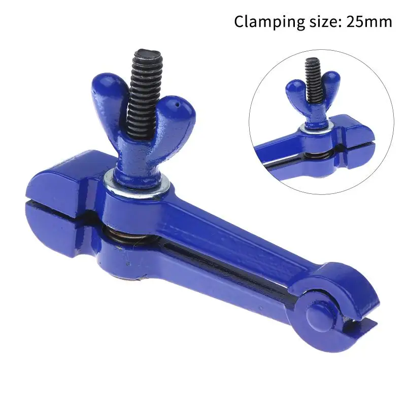 【LM】Hand-Held Vise Hand Clamp Pipe Vise Plumbing Tool Workshop Vise Pipe Tool Steel Handle Spring Clamp Base Pliers