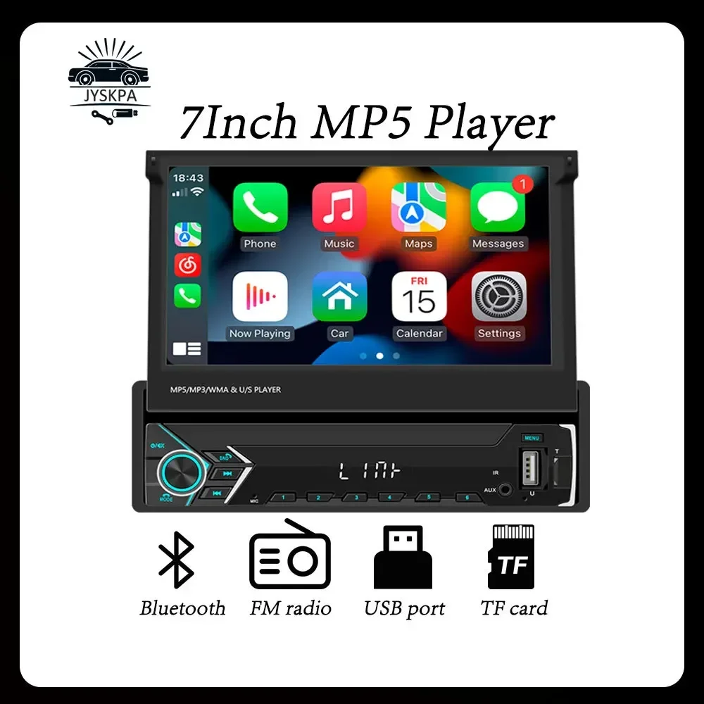 

Universal Car Multimedia Player 7inch Touch Screen Support Apple Carplay Android Auto Radio for Automobiles Stereo