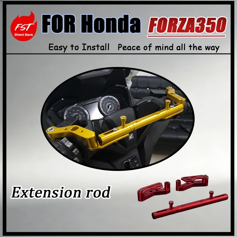 For Honda FORZA350 Handlebar Balance Bar Extended Space Device Angle Adjustment Unobstructed Motorcycle Handlebar Accessory