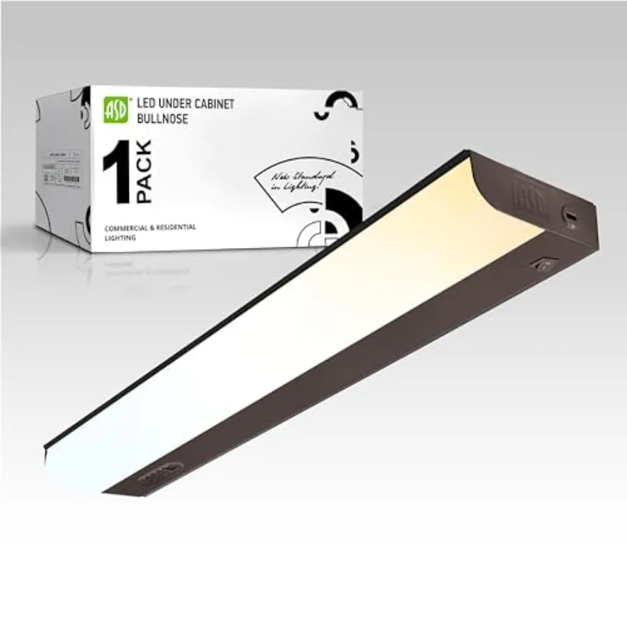 LED Under Cabet Lightg Hardwired, 10W 2700K-5000K Selectable, 807LM, CRI0+, Direct Wire Lkable Under Counter Lights for Kitchen